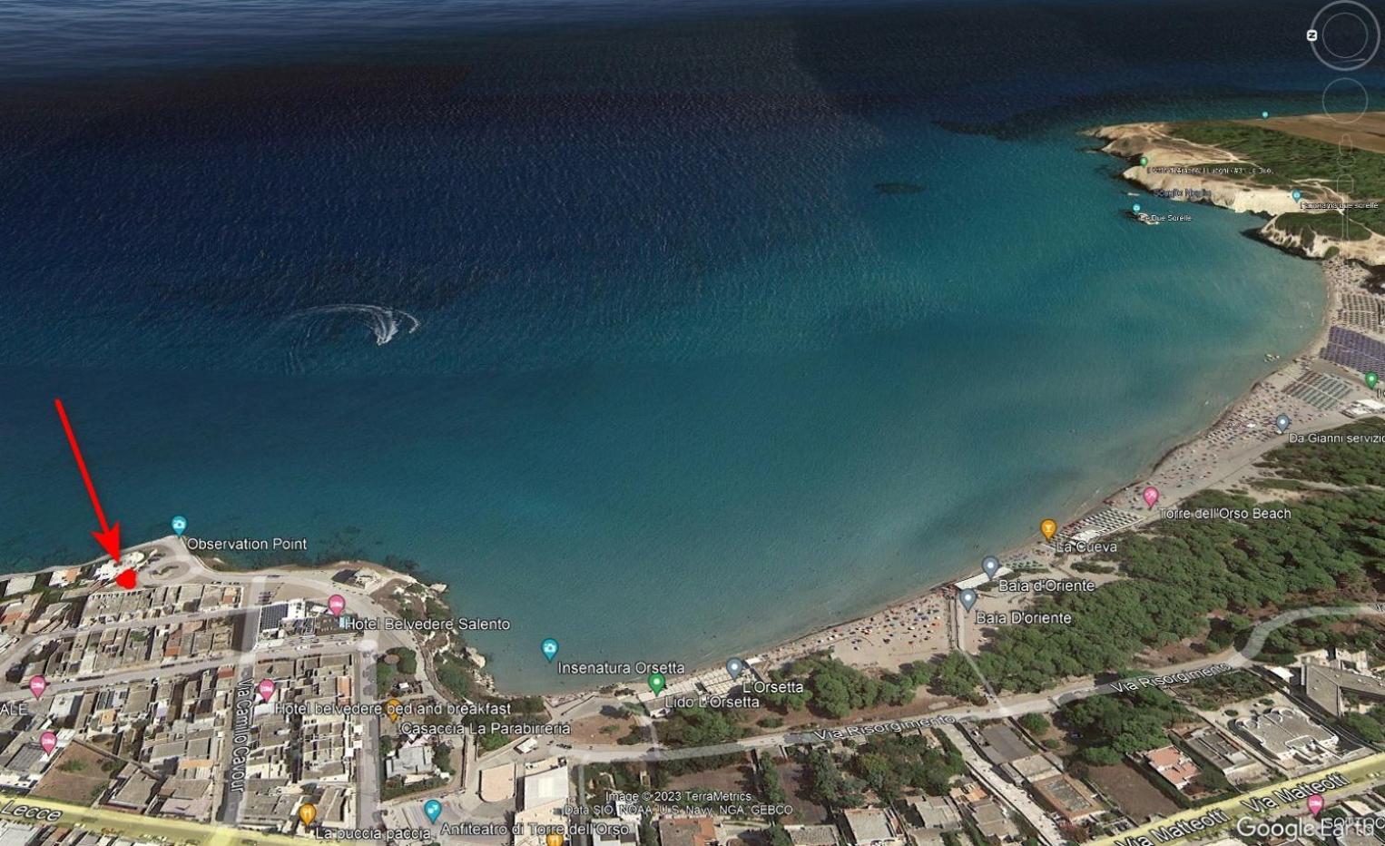 Vila Terrazza Sul Mare Torre dell'Orso Exteriér fotografie